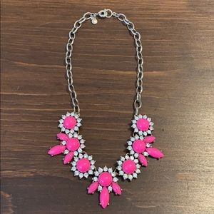 Neon Pink J.Crew Statement Necklace